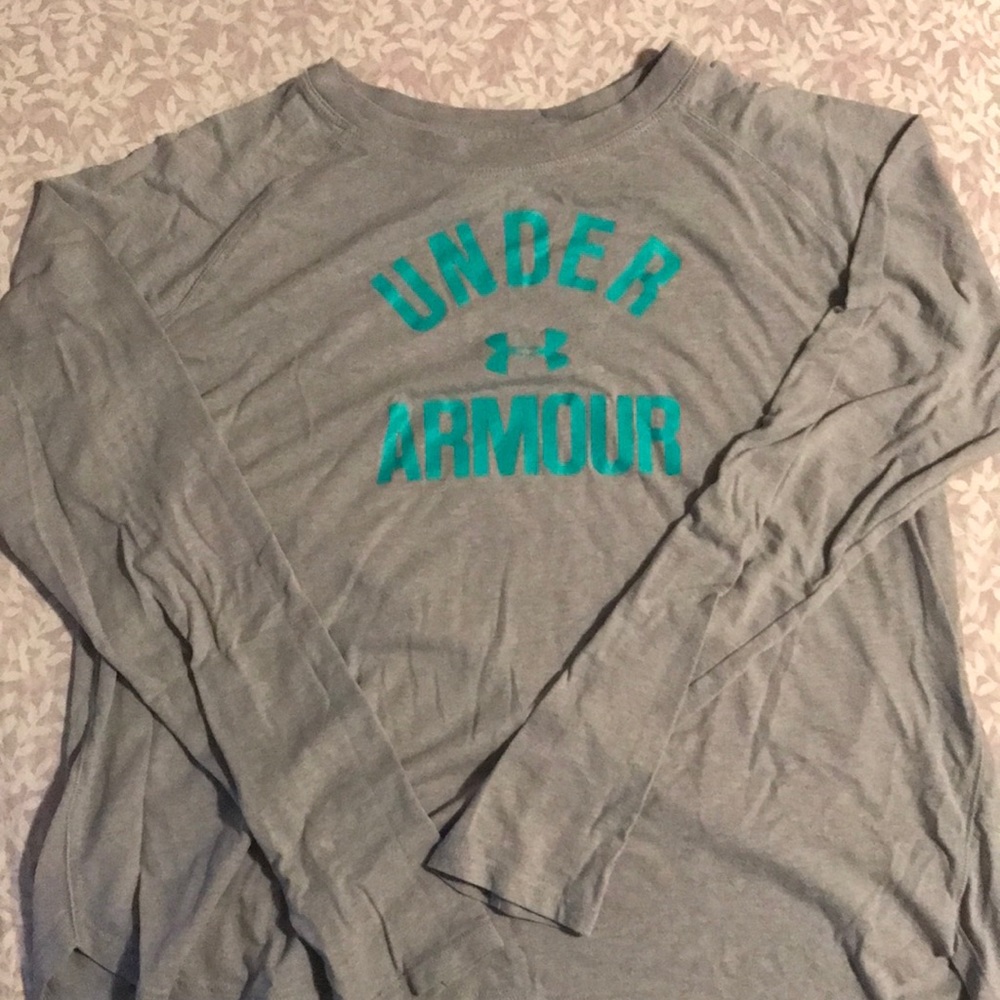 Long Sleeved | Under armour | Athletic | Grey